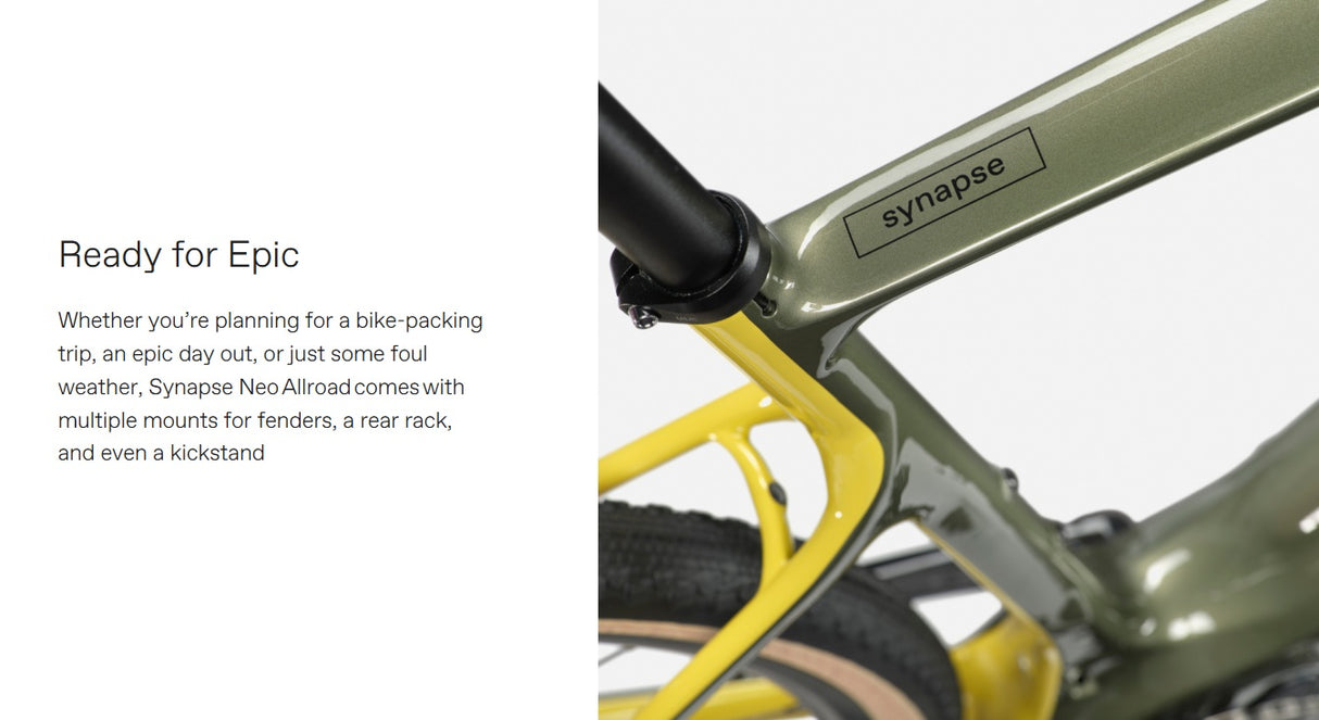 Cannondale Synapse Neo Allroad 1 eTap AXS Carbon Gravel E-Bike