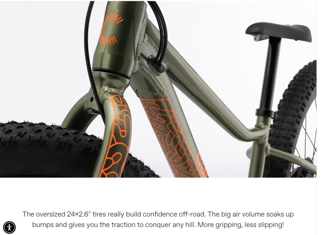 Cannondale Trail Plus 24 Kid's Mountain Bike (recommended for height 4'1" to 4'6")